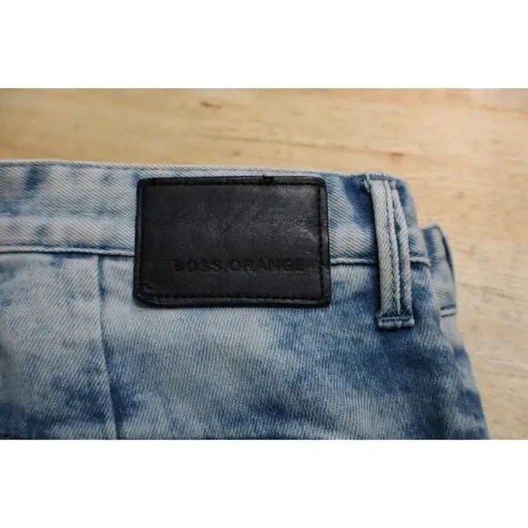 Mens Hugo Boss Orange Jeans Size‎ 36x36 Blue Acid Wash Range 63 Slim Fit Pants - Picture 6 of 10